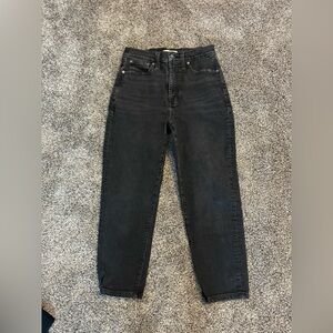 Madewell Black mom Jeans